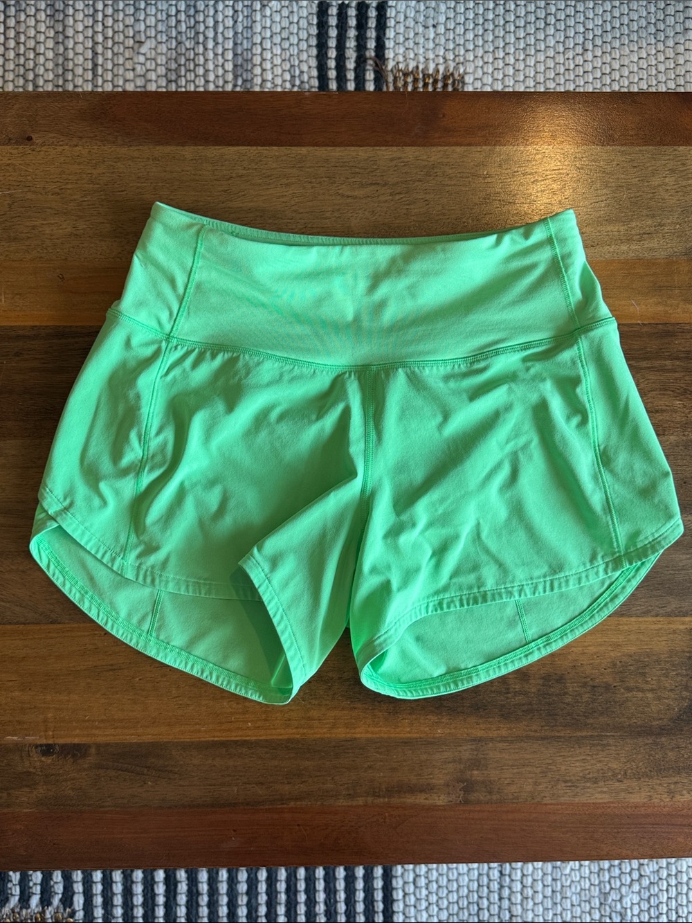 Lululemon Women’s Active Shorts, Neon Green